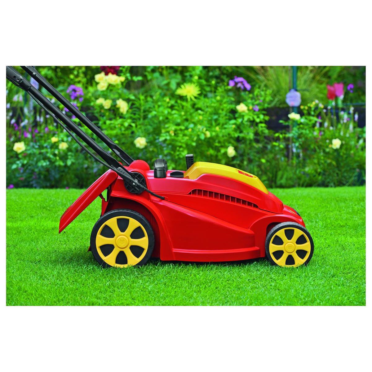  WOLF-Garten A 340 E Elektrische Grasmaaier - 1400 W - 34 Cm Maaibreedte - 30 Liter Opvangbak - Centrale Hoogte-instelling