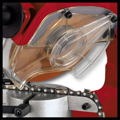  Einhell Kettingslijper GC-CS 235 E (235 W - 3.000 /min - Kettingspanner - Slijpschijf - Verlichting - Draaibare Slijpkop - Dieptebegrenzer) Slijpkop - Dieptebegrenzer)