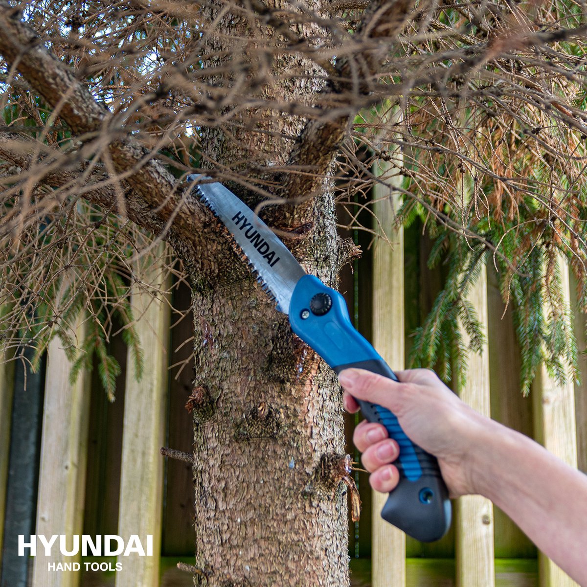  Hyundai Klapzaag 18 Cm SK5 - Breedte Van 6,5 Cm - Ergonomisch Gevormde Handgreep