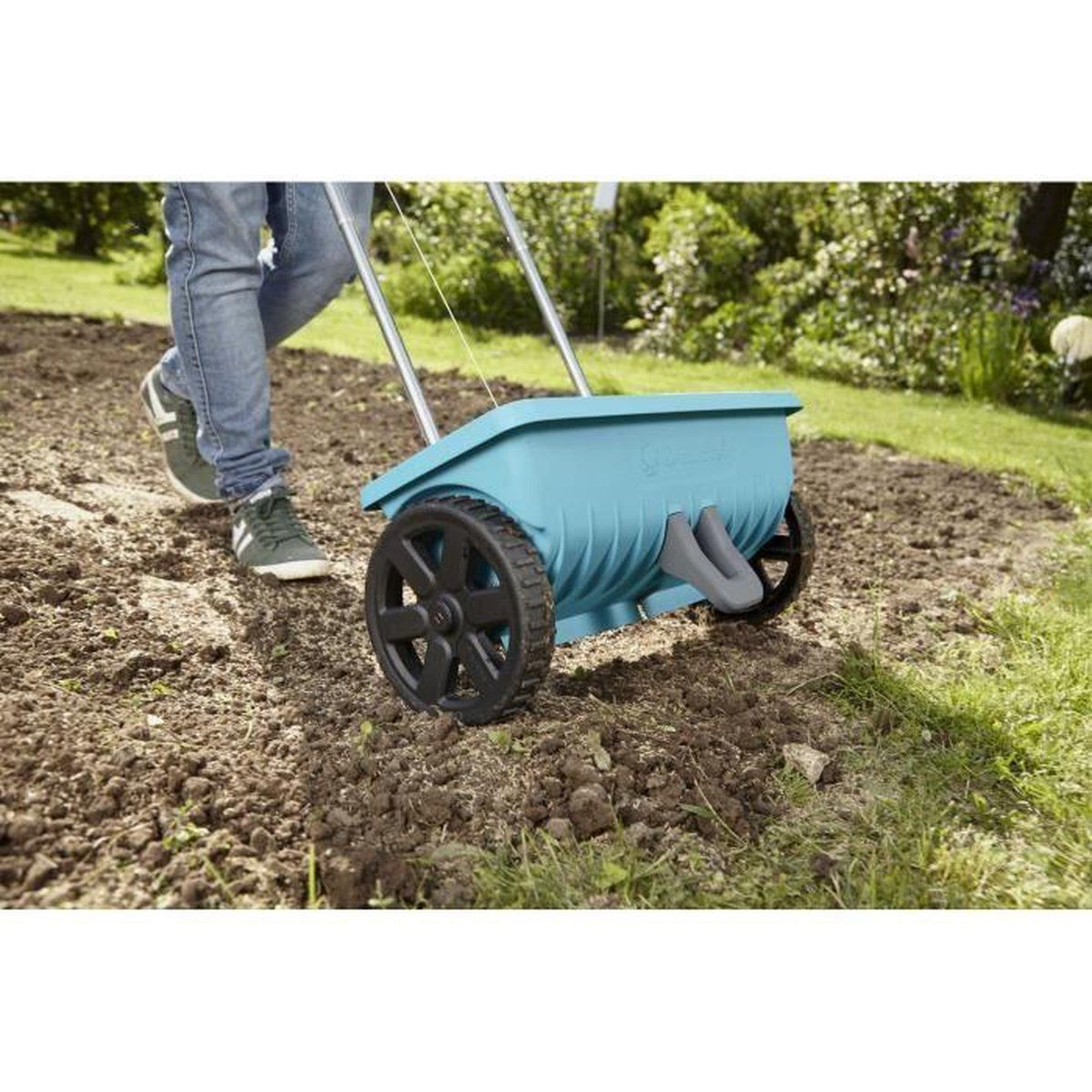 GARDENA - Strooiwagen L - Strooikar - 400m2 - 12.5 Liter