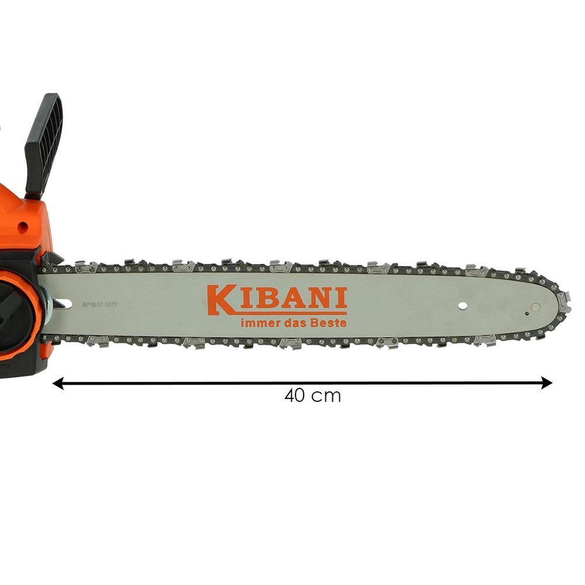  Kibani Kettingzaag Elektrisch – 1800W – Zwaardlengte 40 Cm - Zaagt Tot Ø 37.5 Cm