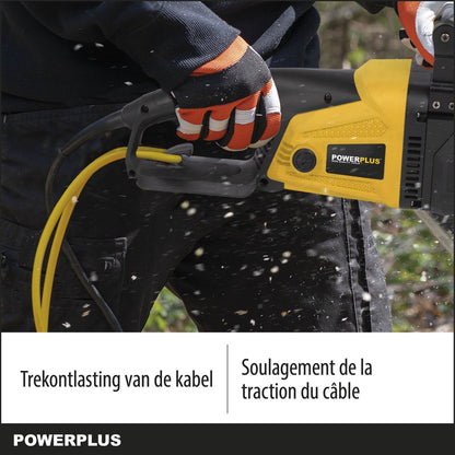  Powerplus POWXG1009 Elektrische Kettingzaag - 2400W - Zwaardlengte 400mm - Automatische Kettingsmering - Incl. 1x Ketting En 1x Zwaard