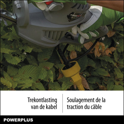  Powerplus POWEG40100 Elektrische Heggenschaar - 550W - Snoeien En Knippen - Zwaardlengte 560mm - Mesafstand 16mm - Haagschaar Voor Tuinonderhoud