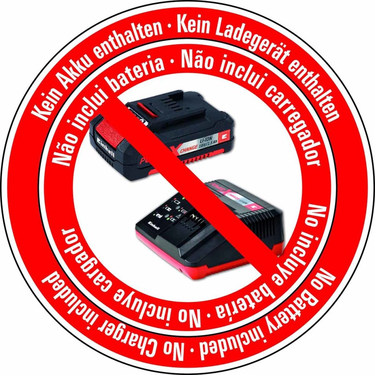  Einhell Accu Voegenreiniger GE-CC 18 Li-Solo Power X-Change (Li-Ion - 18 V - 1200 T/min - Borsteldiameter 10 Cm - Incl. Staal- En Nylonborstel - Zonder Accu En Lader)
