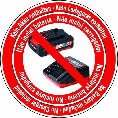  Einhell Accu Voegenreiniger GE-CC 18 Li-Solo Power X-Change (Li-Ion - 18 V - 1200 T/min - Borsteldiameter 10 Cm - Incl. Staal- En Nylonborstel - Zonder Accu En Lader)