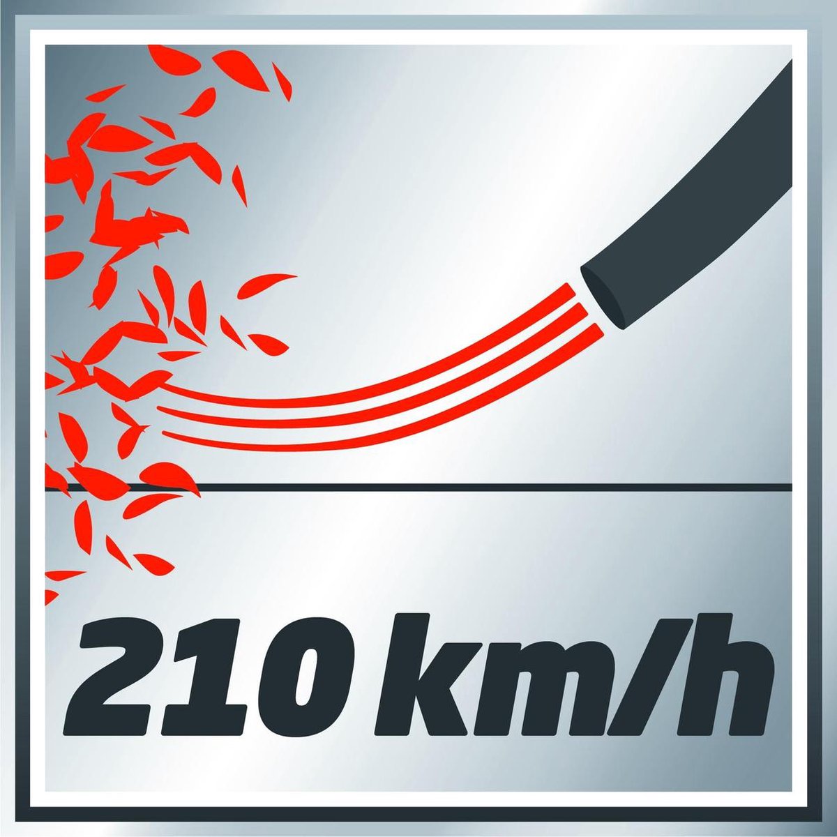  Einhell Accu Bladblazer GE-CL 18 Li E Kit (1x2,0Ah) Power X-Change (Li-Ion - 18 V - 12000 Min-1 - 210 Km/h Blaasluchtstroom - Incl. 2,0 Ah Accu En Lader)