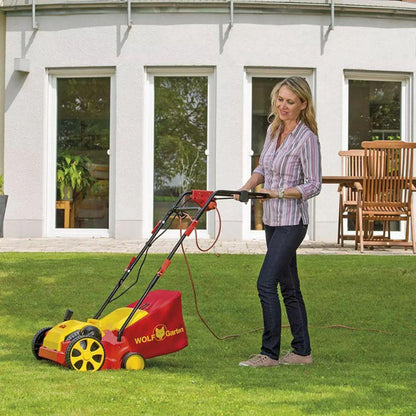  WOLF-Garten Elektrische Verticuteermachine VA 303 E - Werkbreedte 30 Cm - Opvangzak 35 L - 1300 W Motor - Moshark - Verticuteren - Opvangen