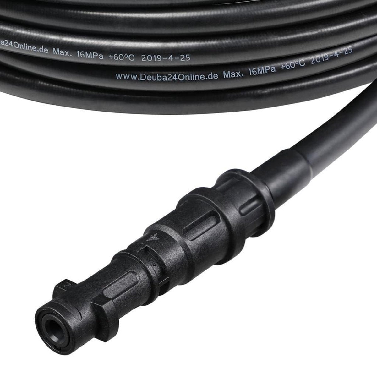  Deuba Rioolreiniging Set -15 M 160 Bar - Incl. 4 Adapters