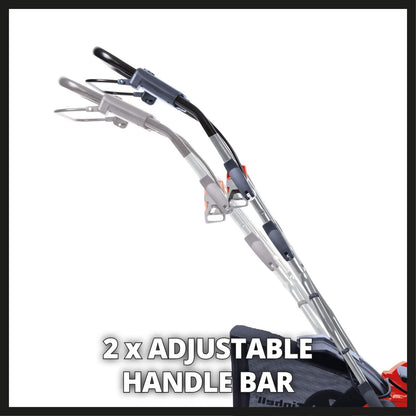  Einhell Verticuteerder En Beluchter GE-SA 1640 (1600 W - 40 Cm Werkbreedte - Tot 12 Mm Werkdiepte - In Hoogte Verstelbaar Stuur - Opvangzak 48 L - Incl. Beluchtingsrol)