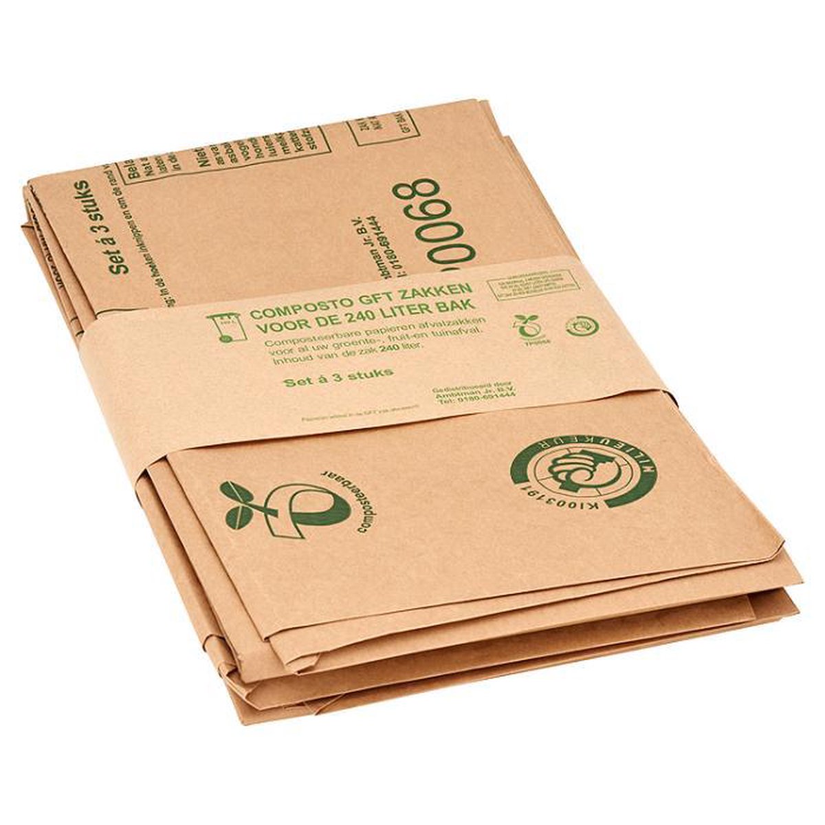  Composto GFT 240L Containerzak Set à 30 Stuks