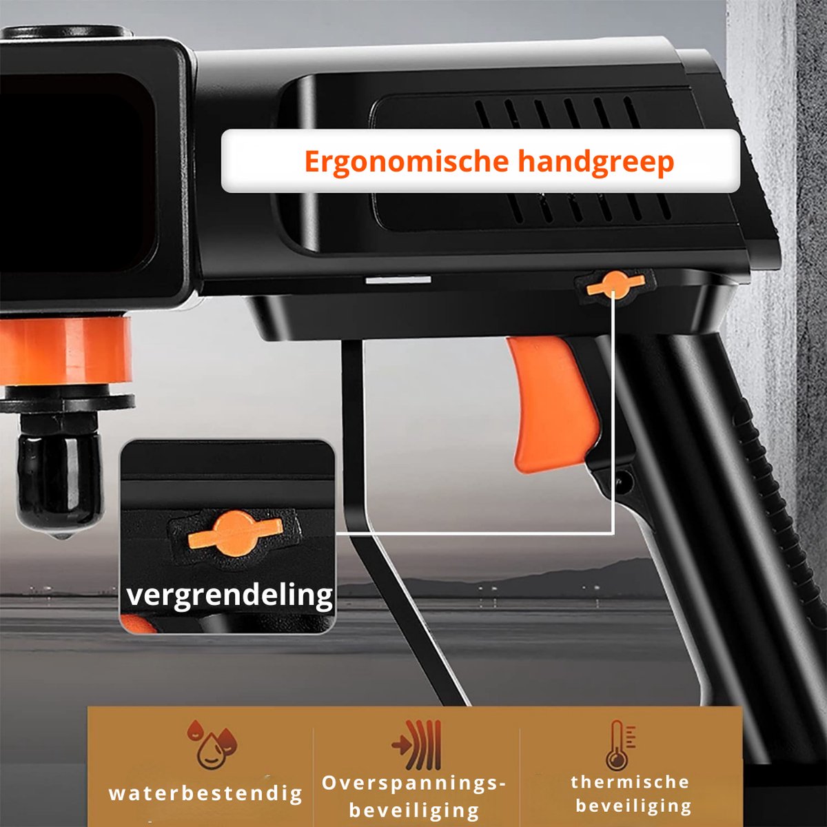  Hogedrukreiniger - Draagbaar - Auto Wasmachine - Hogedrukreiniger