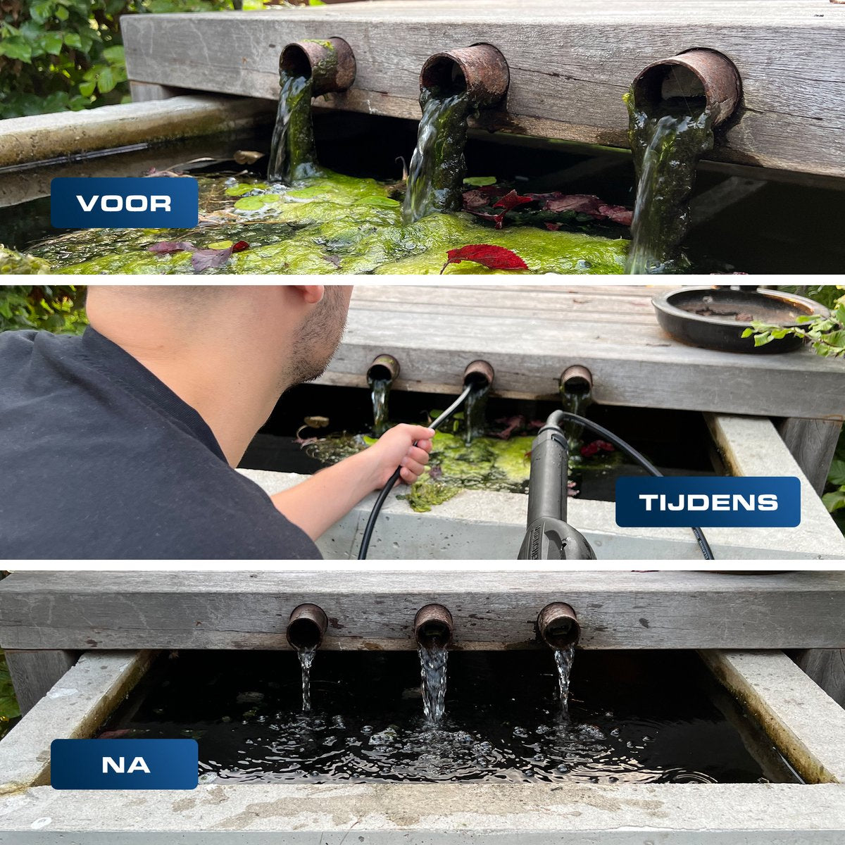  Techweise - Rioolslang Voor Kärcher K2 T/m K7 - 15M - Met 4 Achterwaartse Hogedruksproeiers