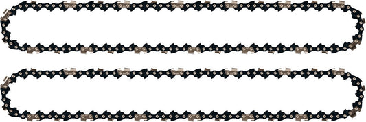  Parkside Reserve Kettingzaagketting - Type: 16 Inch - Set: 2 Stuks - Kenmerk: Hoge Zaagkwaliteit - Betrouwbare Semi-beiteltandketting - Lage Trillingen En Terugslag - Duurzaam En Slijtvast