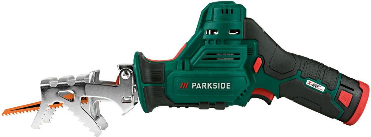 Parkside 12V Accu Takkenzaag Incl Accu En Snellader