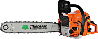  TIMBERPRO - Kettingzaag - 62 Cc - Benzine - Zwaardlengte 50 Cm - Met Transportzak - Met 2e Ketting