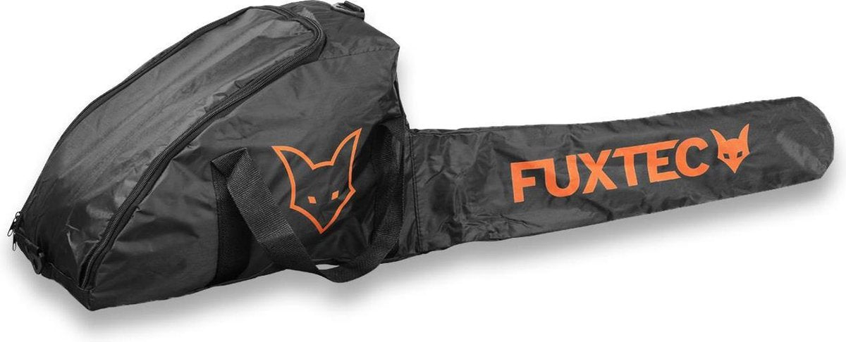  FUXTEC Kettingzaag Benzine - 61,5cc 2-takt - 51cm / 20 Inch Zwaardlengte - Incl. Zaagblad &amp; Ketting - FX-KS262 - Black Edition