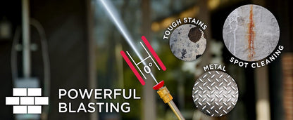  Powertech Professionele Hogedrukreiniger Op Benzine - 6.5 PK - 3600 PSI - 220 Bar - Hogedrukreiniger Auto - Terrasreiniger - Oppervlaktereiniger - Autoreiniger - Zwembadreiniger - 5 Snelkoppelstukken- Zwart / Rood
