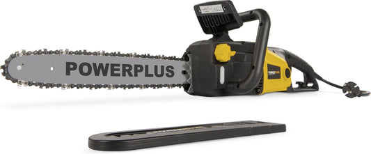  Powerplus POWXG1009 Elektrische Kettingzaag - 2400W - Zwaardlengte 400mm - Automatische Kettingsmering - Incl. 1x Ketting En 1x Zwaard