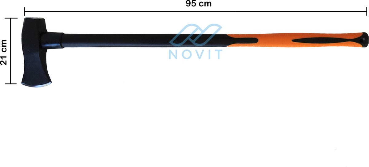  Novit Kloofbijl XL - Bijl Met Fiberglass Handvat 3kg
