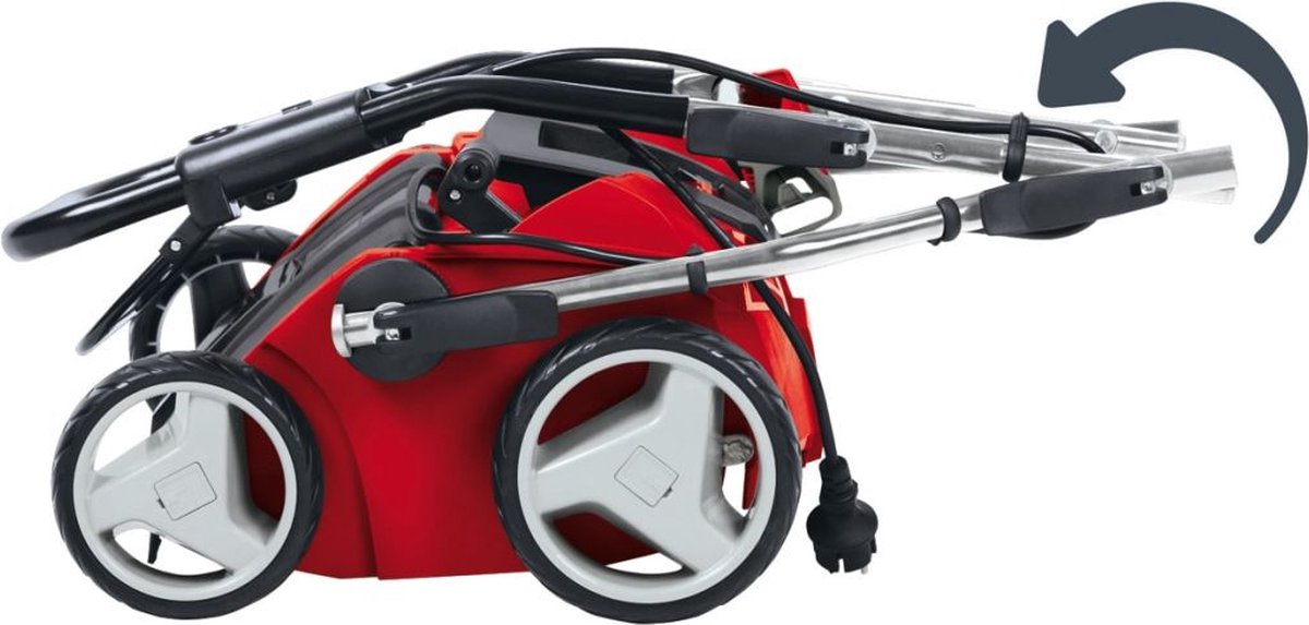  Einhell Verticuteerder En Beluchter GE-SA 1640 (1600 W - 40 Cm Werkbreedte - Tot 12 Mm Werkdiepte - In Hoogte Verstelbaar Stuur - Opvangzak 48 L - Incl. Beluchtingsrol)