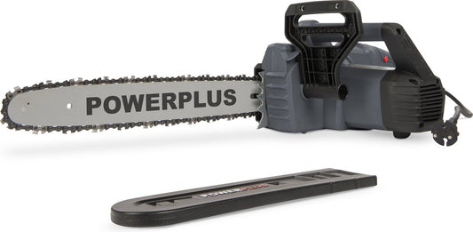  Powerplus POWEG10110 Elektrische Kettingzaag - 2200W - Zwaardlengte 400mm - Automatische Kettingsmering - Incl. 1x Ketting En 1x Zwaard