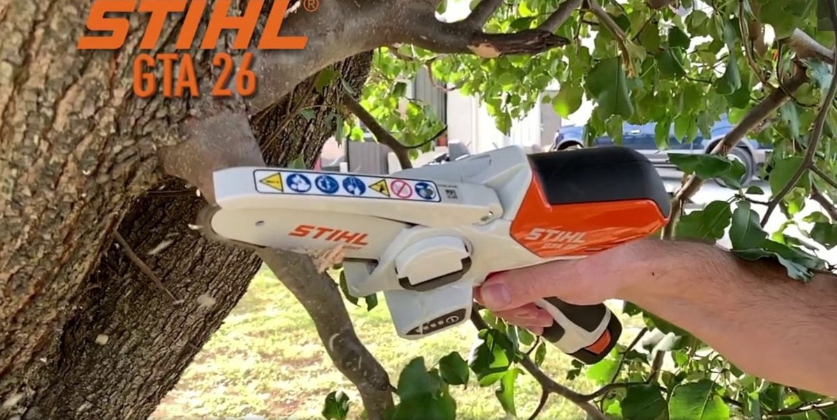  Stihl Accu Mini Kettingzaag SET - Snoeischaar - Snoeizaag - Hand Kettingzaag - Professioneel- Hovenier- Tuinman