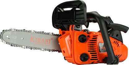  Kibani Kettingzaag Benzine - 25.4 Cc / 1 Pk 2-takt Motor - Incl. Extra Ketting - Zwaardlengte 25 Cm / 10 Inch – Easy-Startsysteem - Snoeizaag