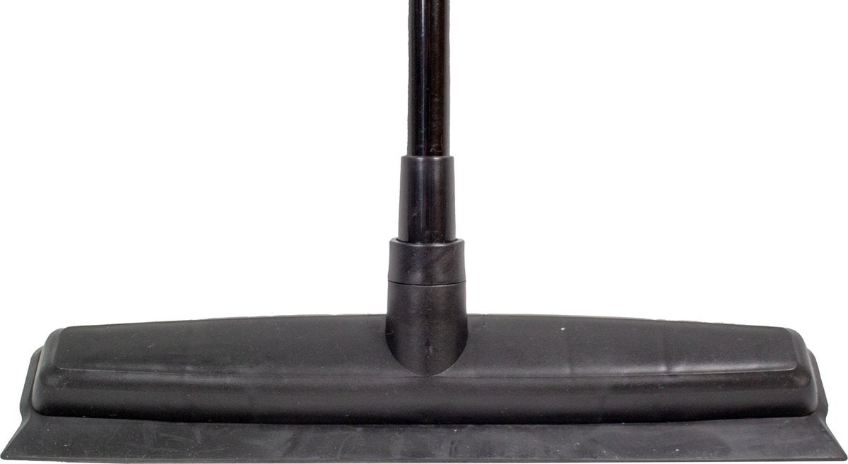  GS Rubberen Bezem 68-120 Cm - Kappersbezem - Rubber Bezem &amp; Vloerwisser Met Steel