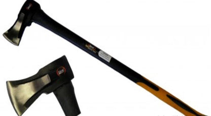 Merkloos Kloofbijl 3kg Hakbijl XL Steel Handbijl Kloofhamer