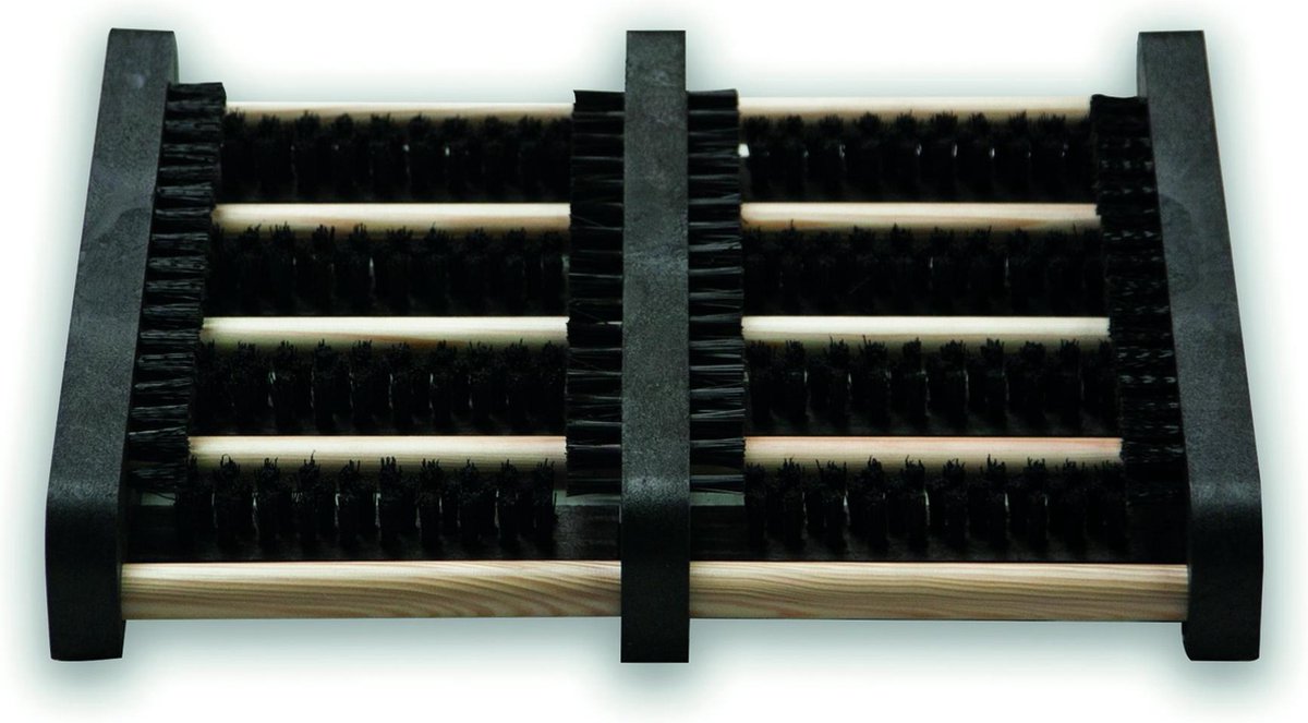  Talen Tools - Voetenveger - Dubbel - Harde Kunststof Borstels