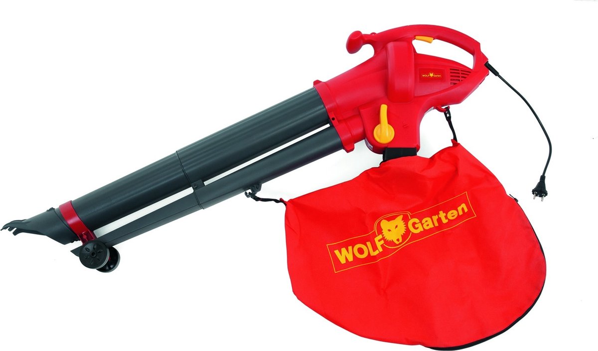  WOLF-Garten Elektrische Bladblazer LBV 2600 E - Motor 2600 Watt - Opvangzak 50 Liter - Reductie Ratio 10:1