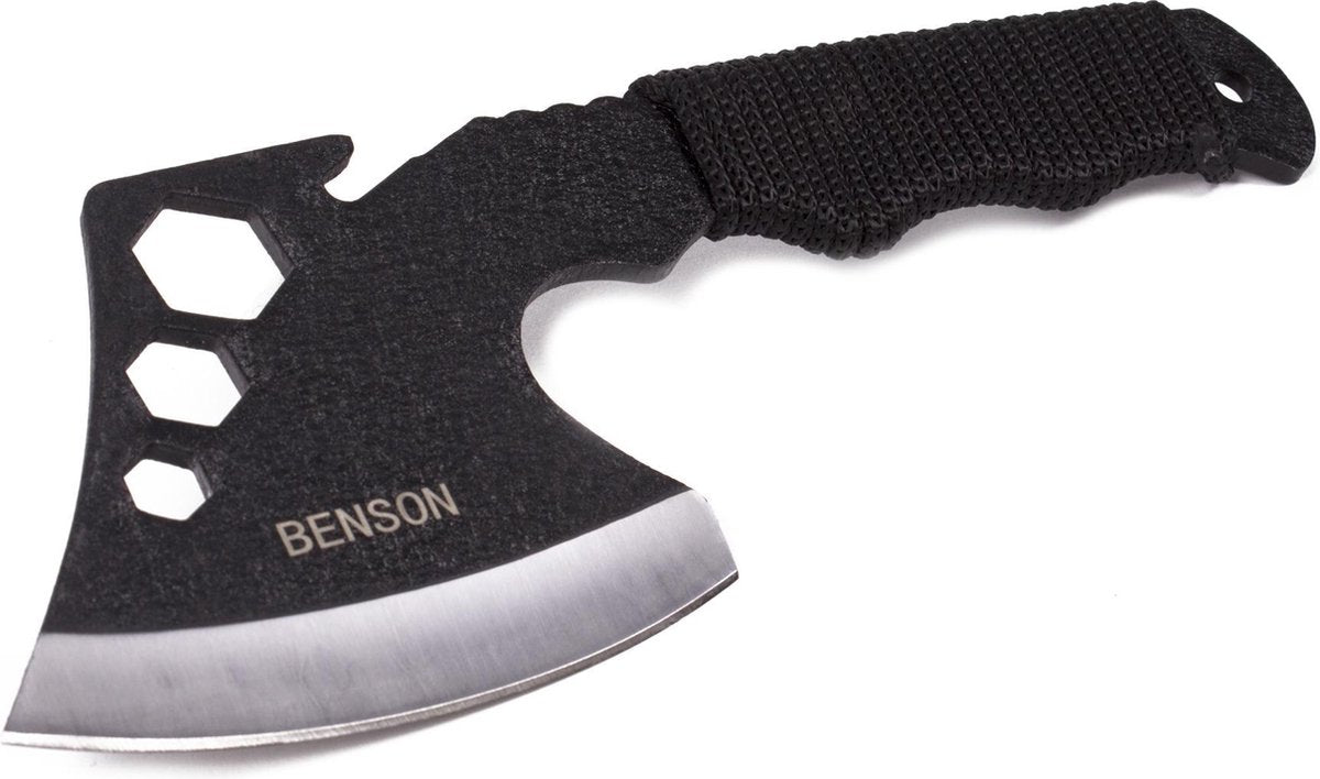  Benson Multifunctionele Handbijl - Hakbijl Met Hoes - 23.5 Cm