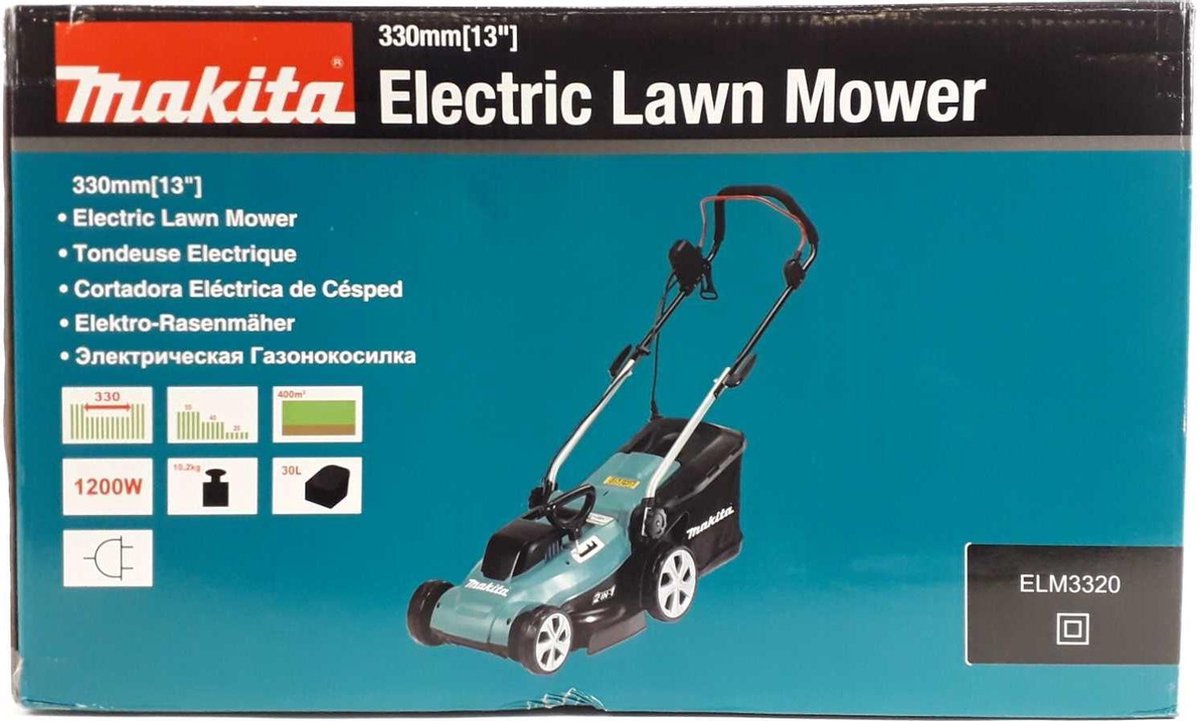  Makita Grasmaaier - ELM3320 - 230 V - 33 Cm