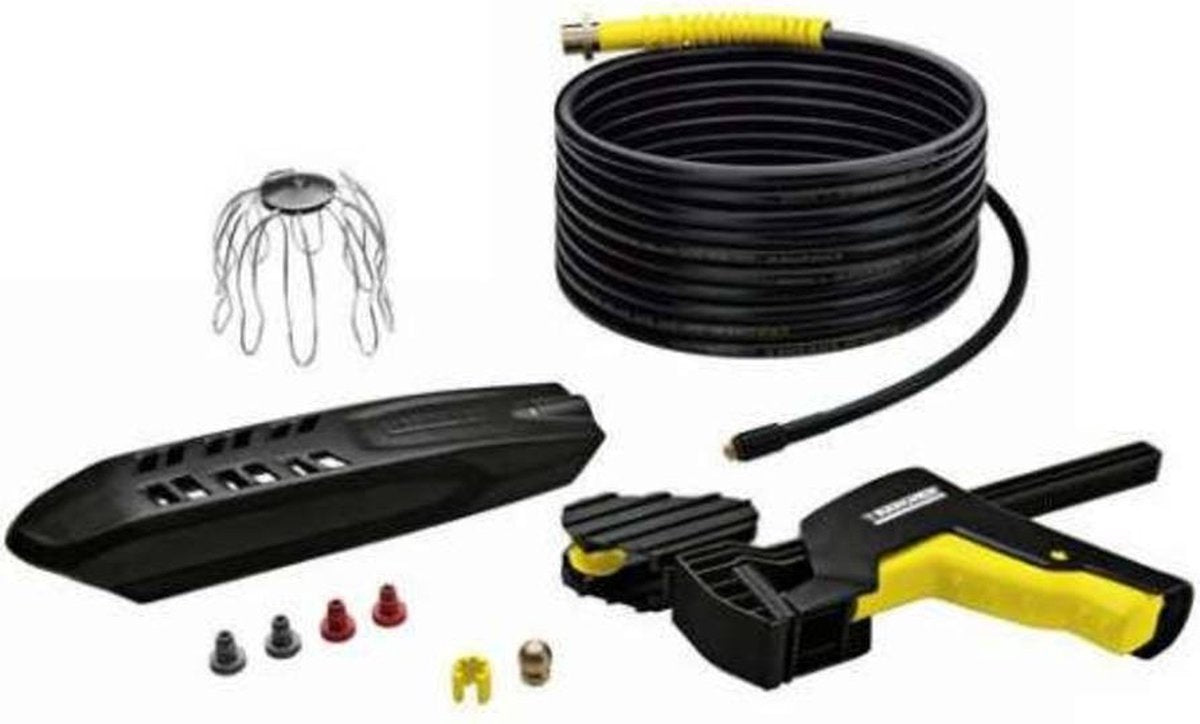  Kärcher PC 20 Dakgoot-/Rioolset - 20M - 4 Achterwaartse Hogedruksproeiers