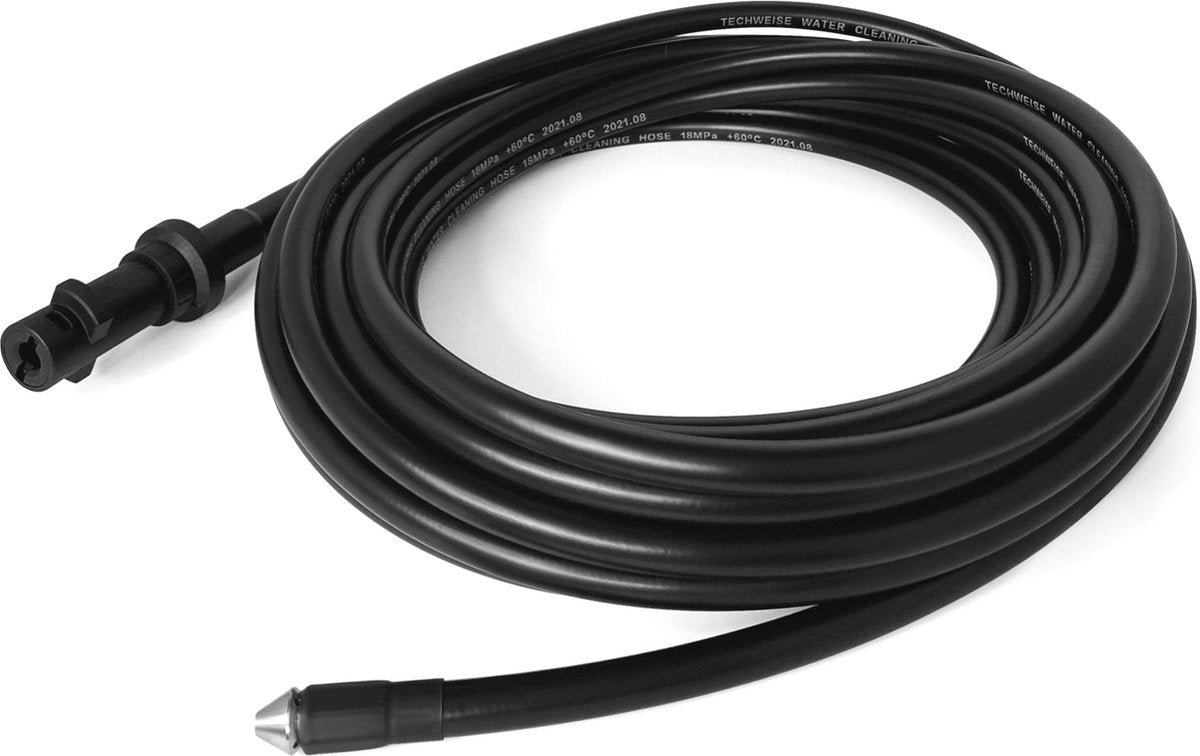  Techweise - Rioolslang Voor Kärcher K2 T/m K7 - 15M - Met Voorwaartse Hogedruksproeiers