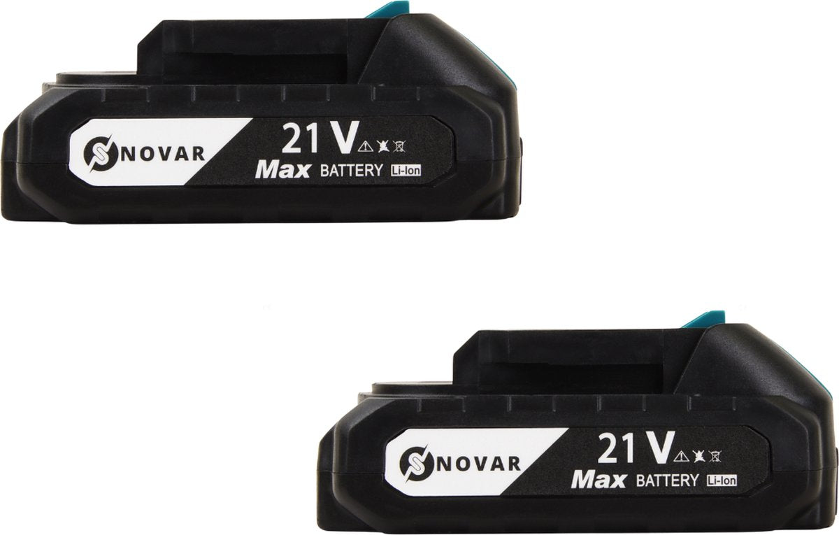  NovarGarden® Mini Kettingzaag NG1 - Met 2x Accu - Takkenzaag - Snoeizaag - Electrisch - Handzaag - Boomzaag - 21V