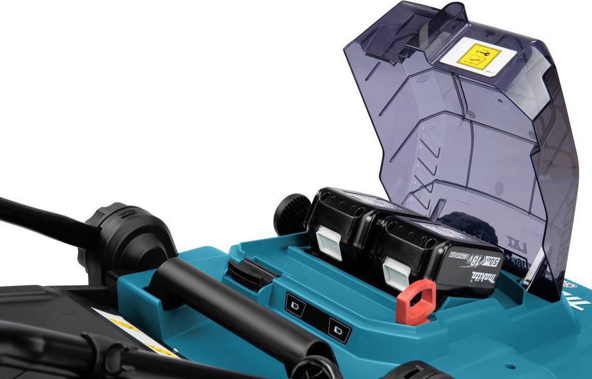  Makita Grasmaaier - DLM382CM2 - 2x18 V - 38 Cm - Incl. 4,0 Ah Accu (2 St) En Duolader
