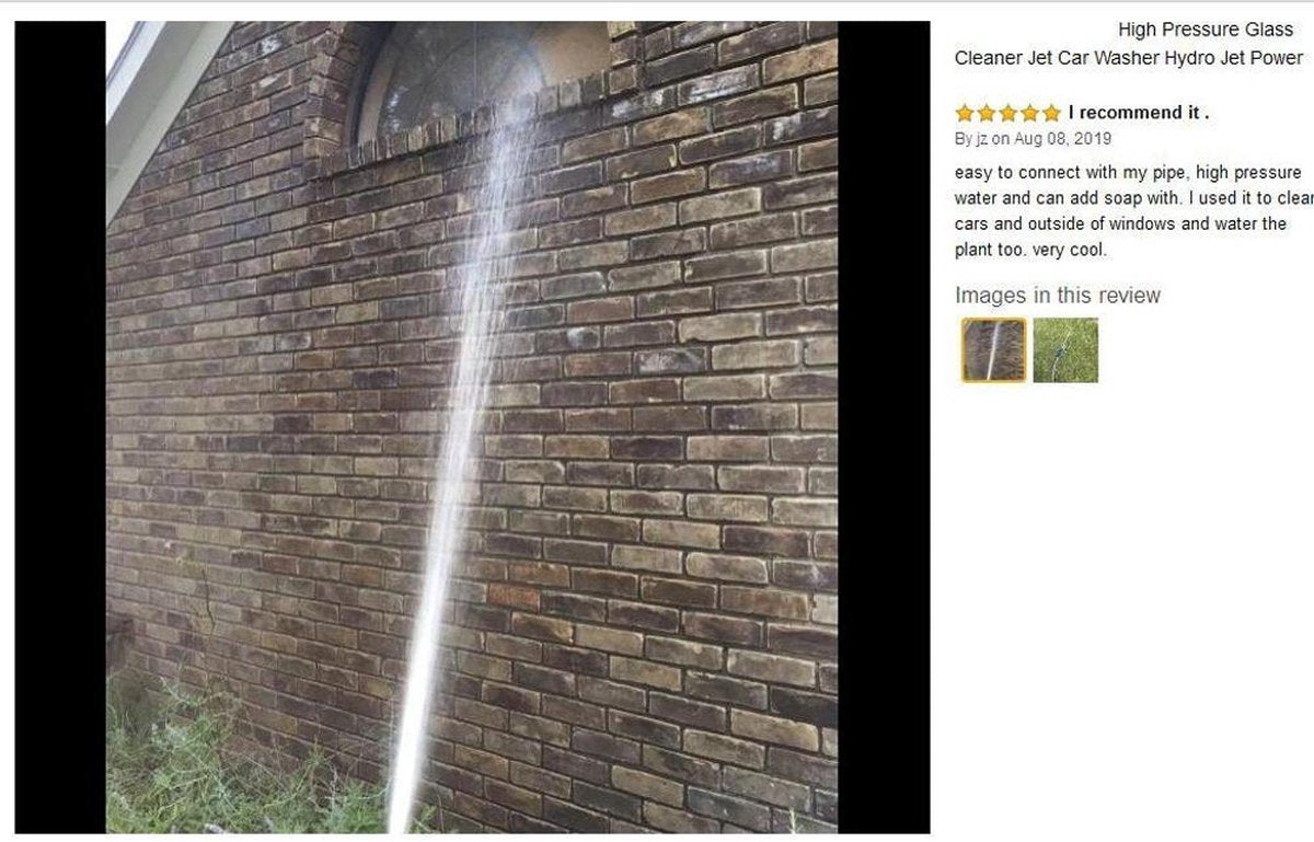 Merkloos Hogedruk-waterjet-Waterspuit-tuinslang | Spuitpistool Aansluiting Op Tuinslang | Hogedruk Waterpistool, Bevestiging Voor Tuinsproeier- Auto Wassen- Terras/tuin Reiniger