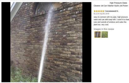 Merkloos Hogedruk-waterjet-Waterspuit-tuinslang | Spuitpistool Aansluiting Op Tuinslang | Hogedruk Waterpistool, Bevestiging Voor Tuinsproeier- Auto Wassen- Terras/tuin Reiniger