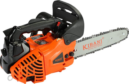  Kibani Kettingzaag Benzine - 25.4 Cc / 1 Pk 2-takt Motor - Zwaardlengte 25 Cm / 10 Inch – Easy-Startsysteem - Snoeizaag