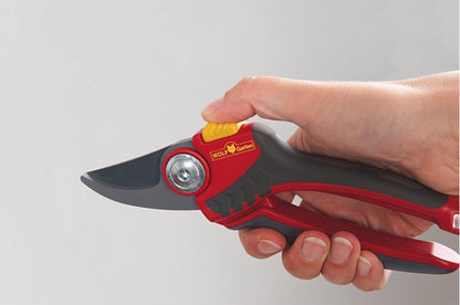  WOLF-Garten Snoeischaar "Premium Plus" RR 4000 - Max. Knipdiameter 22 Mm - Links- En Rechtshandige - Softinleg Handgreep - Snijhoek 30° - Voor Grote Handen - Vervangbare Messen
