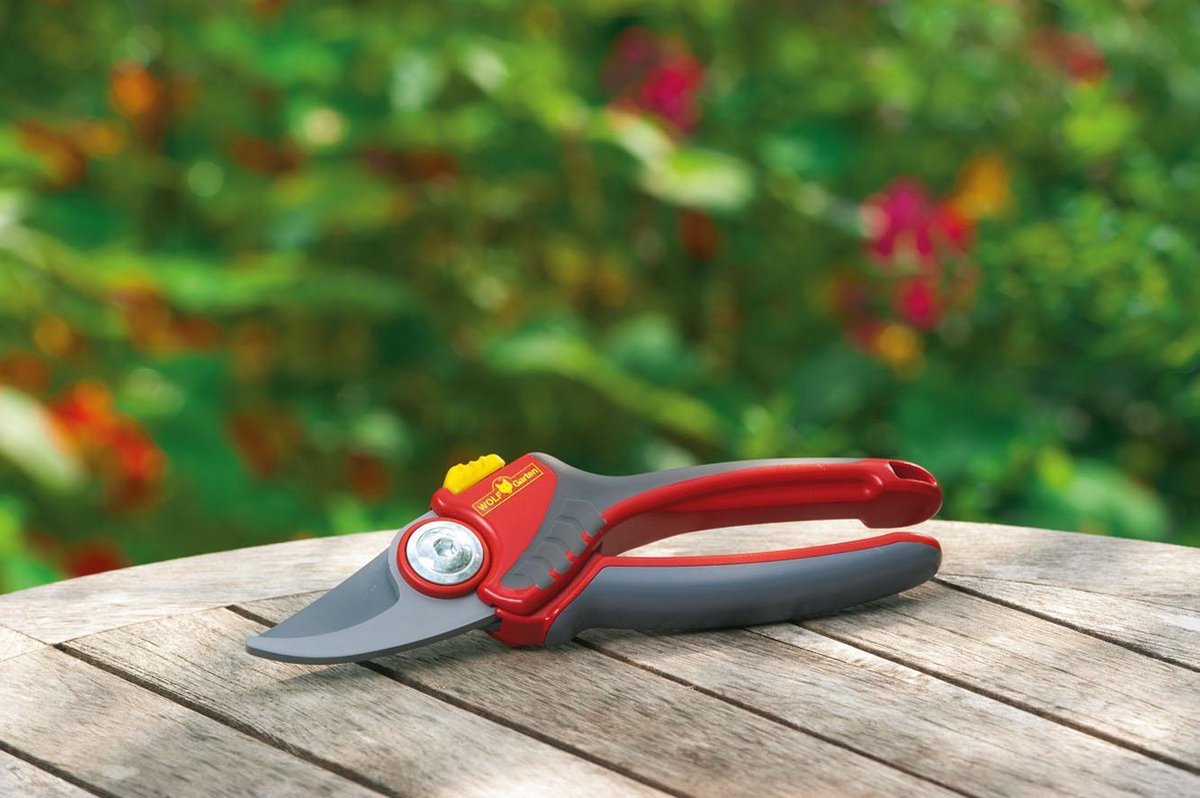 WOLF-Garten Snoeischaar "Premium Plus" RR 4000 - Max. Knipdiameter 22 Mm - Links- En Rechtshandige - Softinleg Handgreep - Snijhoek 30° - Voor Grote Handen - Vervangbare Messen