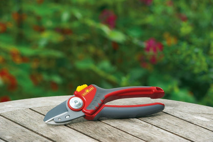  WOLF-Garten Snoeischaar "Premium Plus" RS 4000 - Aambeeld - Max. Knipdiameter 25 Mm - Links- En Rechtshandige - Softinleg Handgreep - Snijhoek 30° - Voor Grote Handen - Vervangbare Messen En Aambeeld