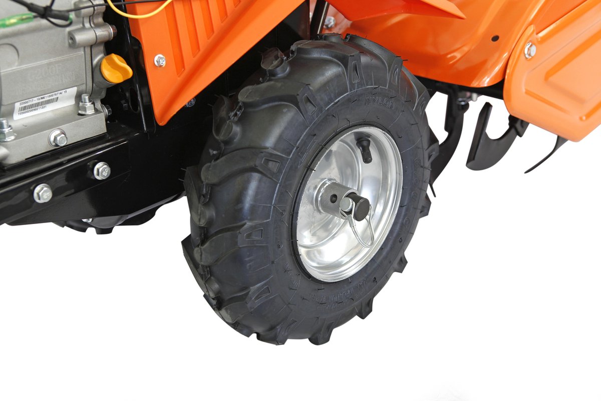  Kibani Grondfrees Benzine - 196cc - 46CM Breedte - 6.5PK - Loncin Motor - Tuinfrees - Tuinfrees Benzine - Bodemfrees - Tuinploeg - Grondfreesmachine