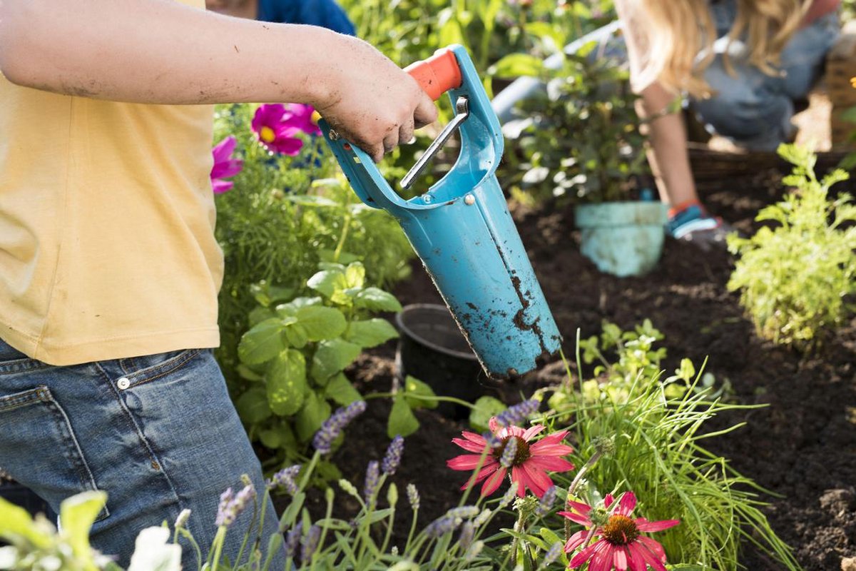  GARDENA Bollenplanter - Diepteaanduiding - Automatische Aardeloslating