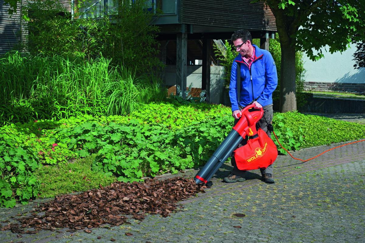  WOLF-Garten Elektrische Bladblazer LBV 2600 E - Motor 2600 Watt - Opvangzak 50 Liter - Reductie Ratio 10:1