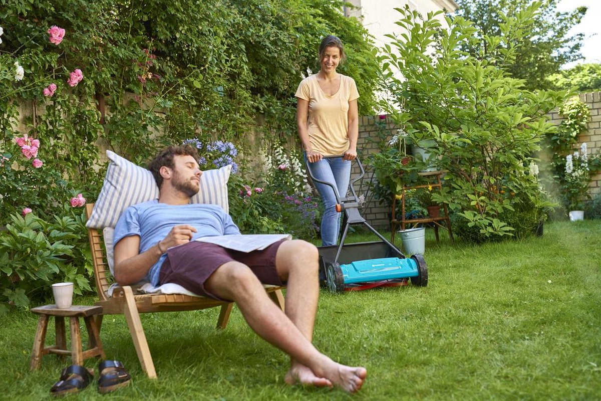  GARDENA - Kooimesmaaier 400 - Grasmaaier - Maaibreedte 40 Cm - Gazons Tot Ca. 200m²