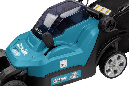 Makita Grasmaaier - DLM382CM2 - 2x18 V - 38 Cm - Incl. 4,0 Ah Accu (2 St) En Duolader