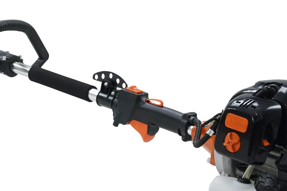  TIMBERPRO - 5-in-1 – Multitool – Benzine - Kettingzaag - Bosmaaier -Kantenmaaier - Haagschaar - Verlengstuk - 52 Cc.