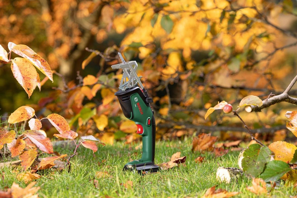  Bosch KEO 18 Accu Tuinzaagmachine - Snijdiameter Van 80 Mm - Met 18 V Accu En Lader
